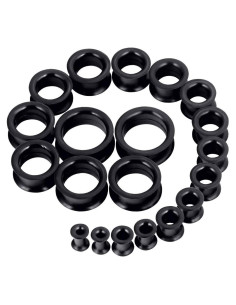 Kit de Túneles de Silicona Longbeauty 20pcs 2g-25mm