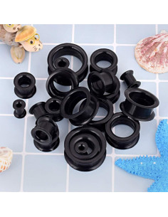 Kit de Túneles de Silicona Longbeauty 20pcs 2g-25mm 2