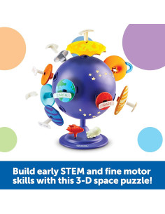 Globo Puzzle del Sistema Solar Learning Resources 21 Piezas 3D 2