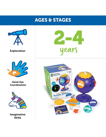 Globo Puzzle del Sistema Solar Learning Resources 21 Piezas 3D