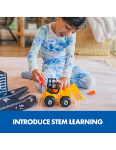 Bulldozer de Diseño y Perforación Educational Insights - Juguete STEM 2