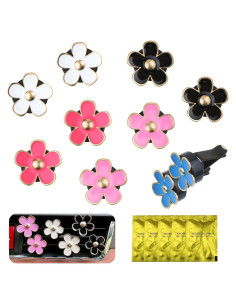 10 Clips de Flor para Ventilación de Aire Acondicionado Naturahand