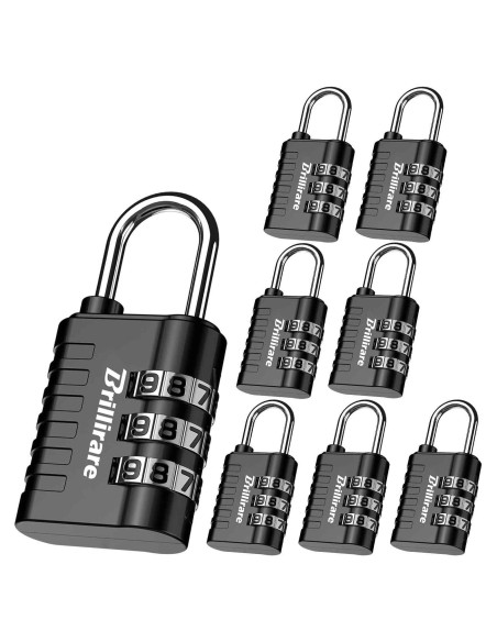 Candado de Combinación Brillirare CH19H 3 Dígitos Impermeable