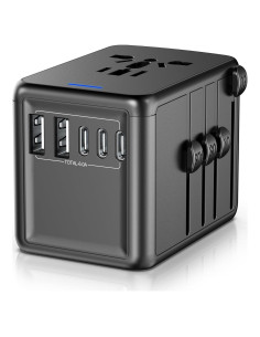 Adaptador de Viaje Universal URJD 6 Puertos USB-C y USB-A