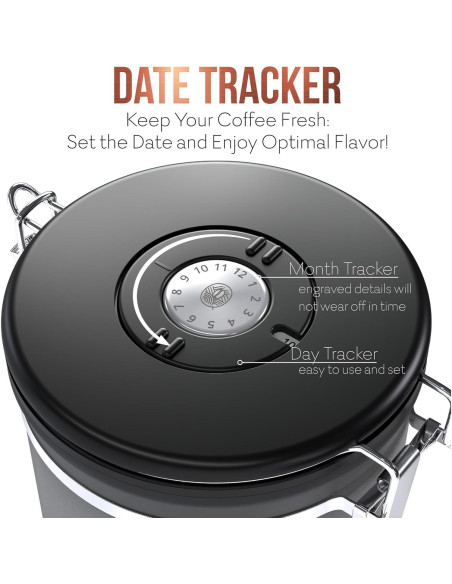 Contenedor de Café CafetastiQ Acero Inoxidable 622g Hermético