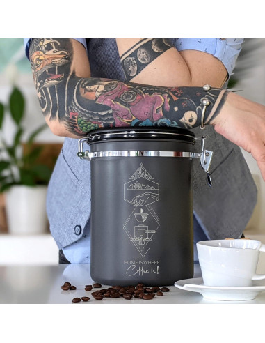 Contenedor de Café CafetastiQ Acero Inoxidable 622g Hermético