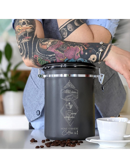Contenedor de Café CafetastiQ Acero Inoxidable 622g Hermético