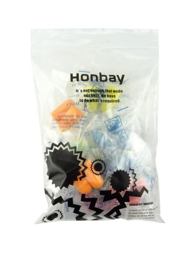 Tapones de Espuma Suave Honbay 10 Pares 20 PCS Protección Auditiva