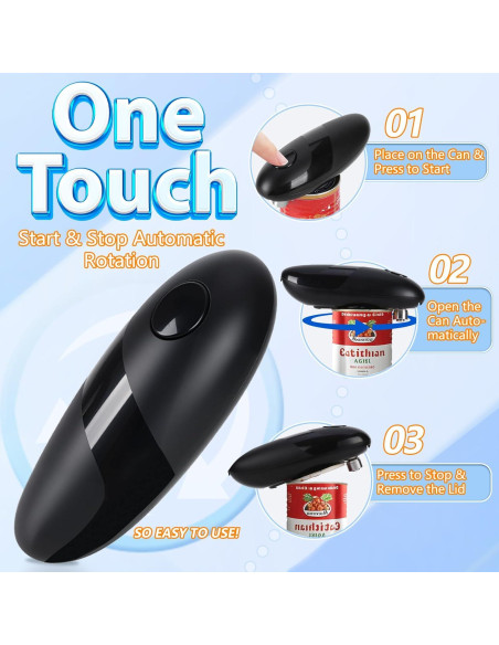 Abrelatas Eléctrico Automático Daslich KGQ-1B Negro 408g