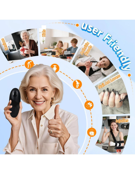 Abrelatas Eléctrico Automático Daslich KGQ-1B Negro 408g