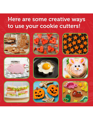 Juego de Cortadores de Galletas Cerdo Sweet Cookie Crumbs - Acero Inoxidable - 3 Piezas