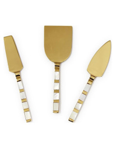 Set de 3 Cuchillos de Queso Two's Company en Caja de Regalo