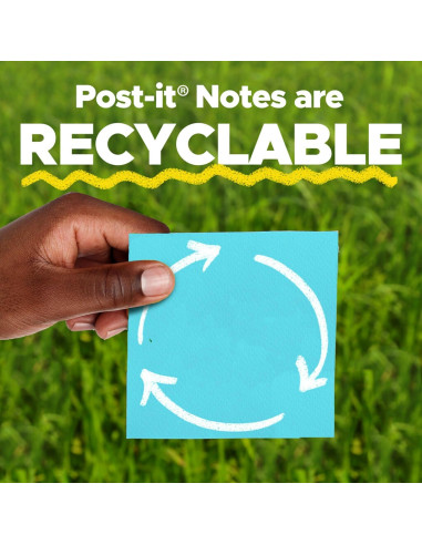 Notas Post-it 3M Colección Marsella 5 Blocs 7.62x12.7 cm