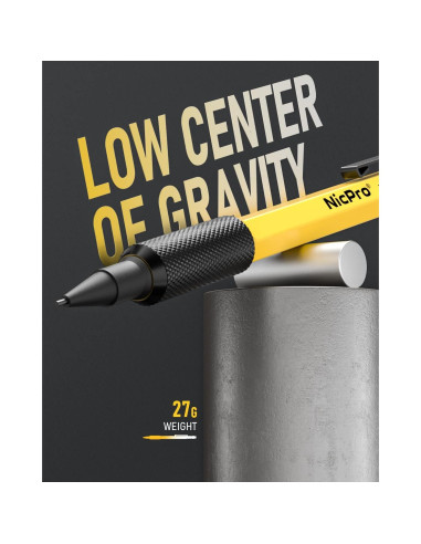 Conjunto de Lápices Mecánicos Nicpro 3 PCS 1.3 mm con 72 Recargas