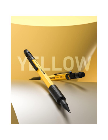 Conjunto de Lápices Mecánicos Nicpro 3 PCS 1.3 mm con 72 Recargas