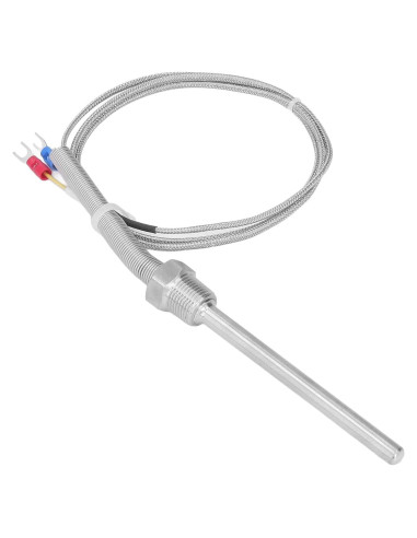 Termopar Tipo K Srliya 0-400C 8mm x 100mm Sonda Inoxidable