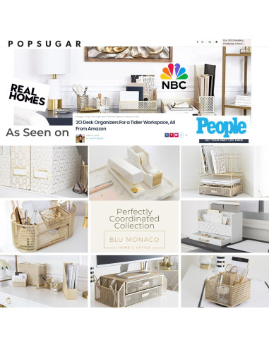 Grapadora de Escritorio Rosa Blu Monaco - Mecanismo de Metal Duradero