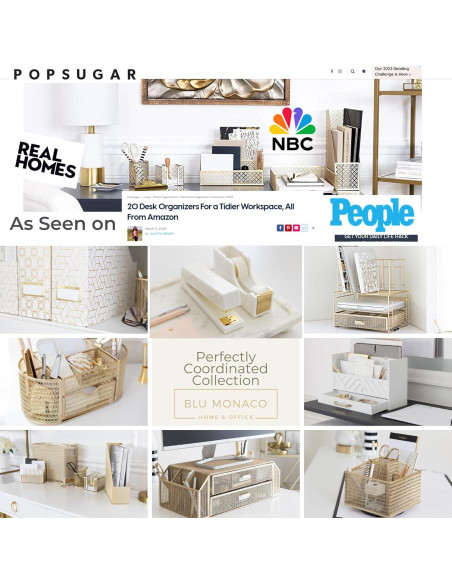 Grapadora de Escritorio Rosa Blu Monaco - Mecanismo de Metal Duradero