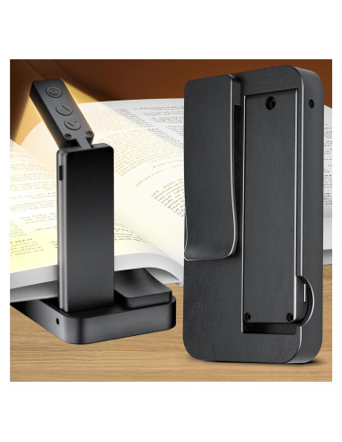 Luz de Lectura Plegable Lucarni 3 Colores 700mAh Negra