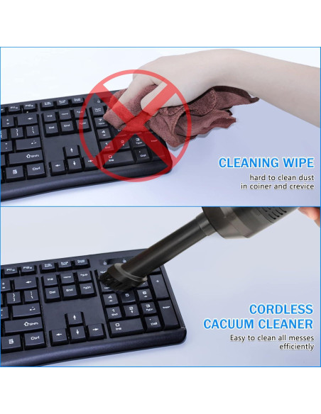 Aspiradora Mini Recargable Dealswin para Teclado y Laptop