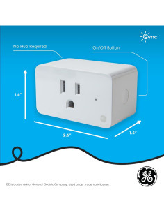 Enchufe Inteligente GE Lighting Cync Control por Voz 120V 2