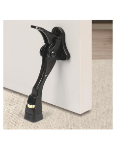 Tope de puerta ajustable ENYZTBI negro 10.16 cm alta resistencia