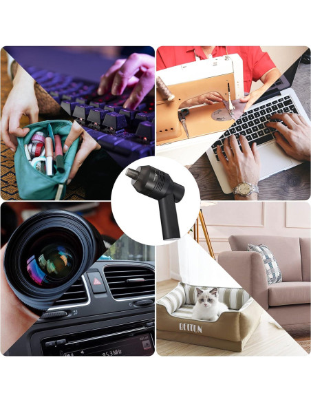 Aspiradora Mini Recargable Dealswin para Teclado y Laptop