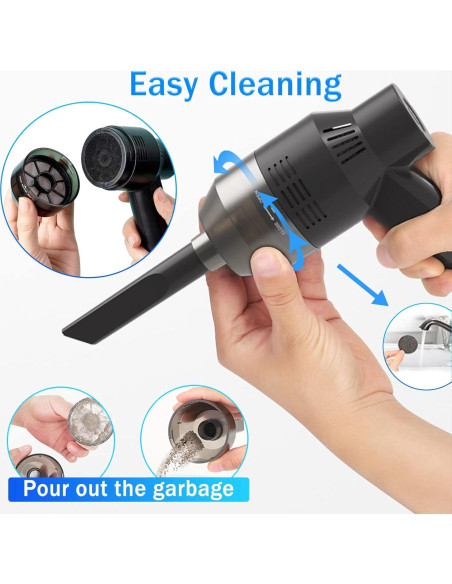 Aspiradora Mini Recargable Dealswin para Teclado y Laptop