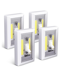 Luz de Armario VIBELITE LED Táctil Inalámbrica 4 Piezas