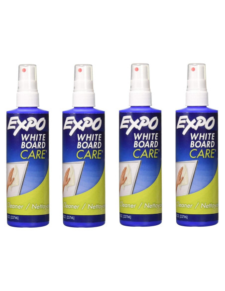 Limpiador de Superficie para Pizarras EXPO - 4 Botellas de 240ml Limpiador de Superficie para Pizarras EXPO - 4 Botellas de 240ml