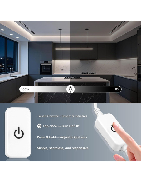 Tira LED 5m tlinkosta 600 LEDs Blanco Frío Regulable