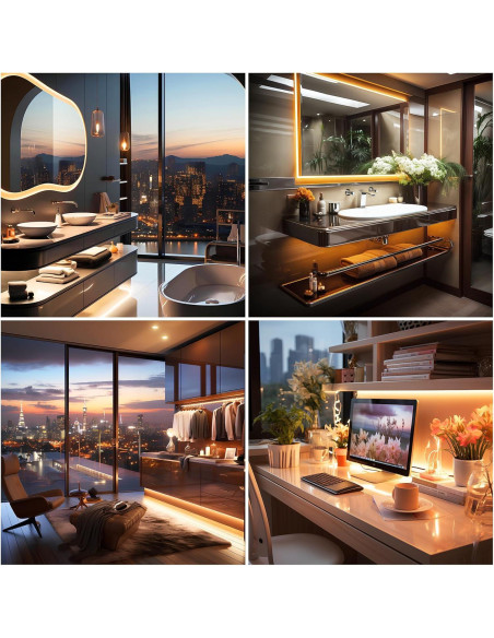 Tira LED COB 2m 3000K UVTaoYuan USB Regulable 10W Tira LED COB 2m 3000K UVTaoYuan USB Regulable 10W