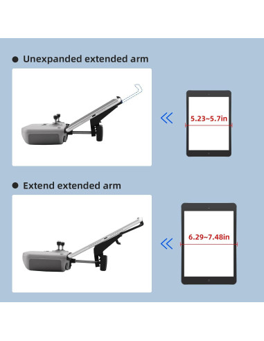Soporte Ajustable para Tableta HeiyRC para Controlador DJI - 7 a 10.5 Pulgadas