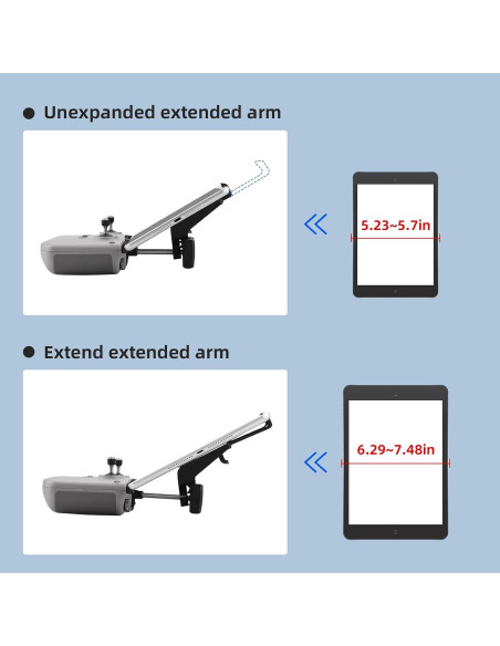 Soporte Ajustable para Tableta HeiyRC para Controlador DJI - 7 a 10.5 Pulgadas
