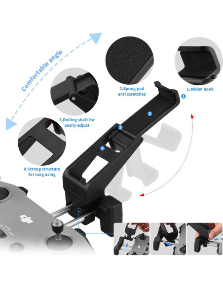Soporte Ajustable para Tableta HeiyRC para Controlador DJI - 7 a 10.5 Pulgadas