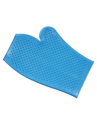 Guante de Aseo de Goma Tough 1 Turquesa para Caballos