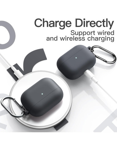 Funda de Silicona JETech para AirPods Pro 2/1 Gen 2023/2022/2019