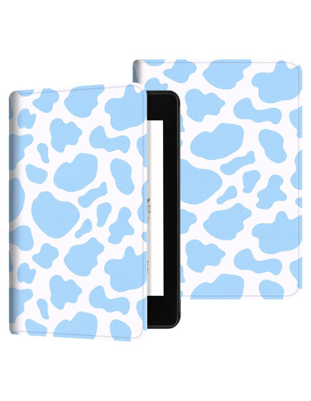 Funda BVCLKJPOI para Kindle 6" 11 Gen 2022 - Estampado Vaca Azul