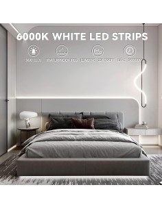 Tira LED Impermeable GUOTONG 15M 6000K Blanca 12V 2