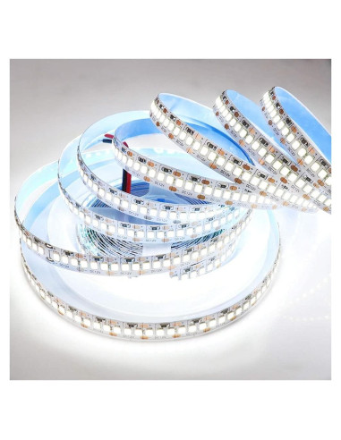 Tira LED SMD 2835 5m 1200 LEDs 26000LM Blanco Frío 6500K