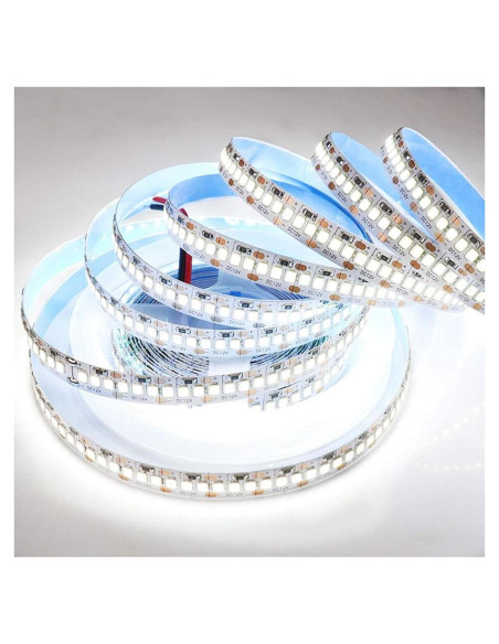 Tira LED SMD 2835 5m 1200 LEDs 26000LM Blanco Frío 6500K