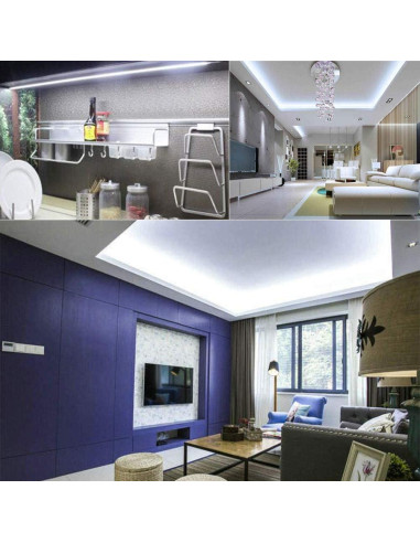 Tira LED SMD 2835 5m 1200 LEDs 26000LM Blanco Frío 6500K