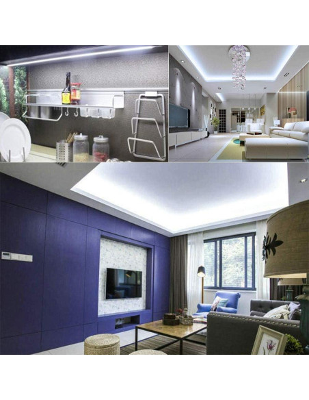 Tira LED SMD 2835 5m 1200 LEDs 26000LM Blanco Frío 6500K