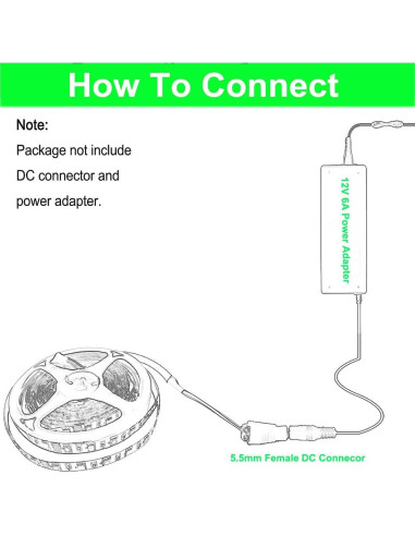 Tira LED SMD 2835 5m 1200 LEDs 26000LM Blanco Frío 6500K