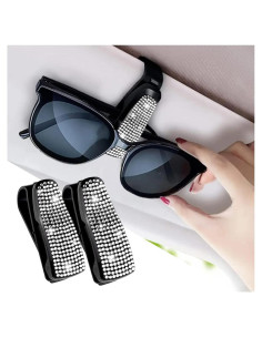 Juego de 2 Sujetadores de Gafas de Sol Turcee con Rhinestones
