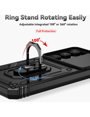 Funda SunStory para Samsung Galaxy A35 5G con soporte y tapa