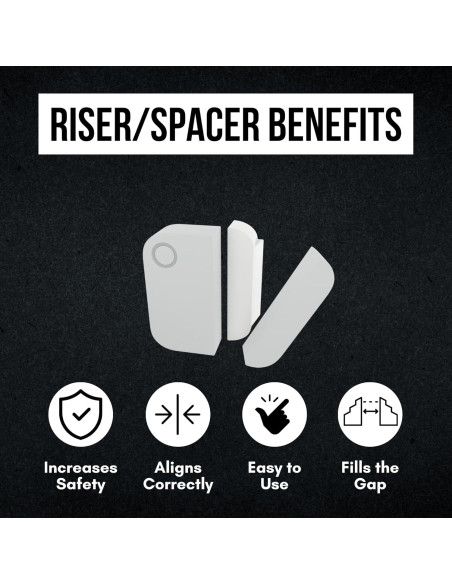 Elevadores Magnéticos de Alarma Ring - Pack de 2 - 2.54 cm