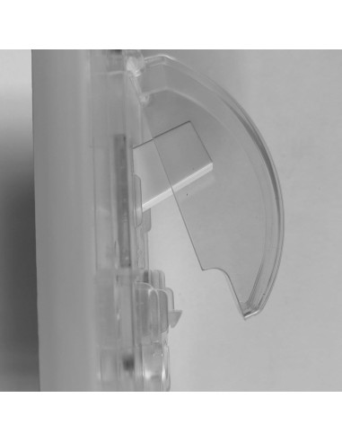 Cubierta de Interruptor de Luz LRANFOW, 2 Piezas Transparente