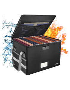 Caja de archivo a prueba de fuego ENGPOW con cerradura 33L