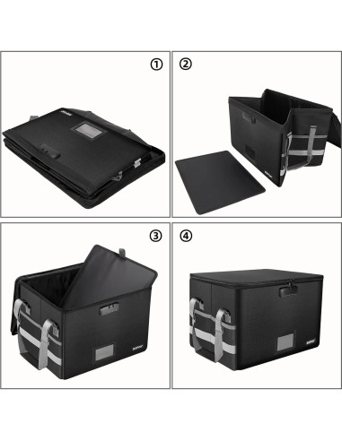 Caja de archivo a prueba de fuego ENGPOW con cerradura 33L